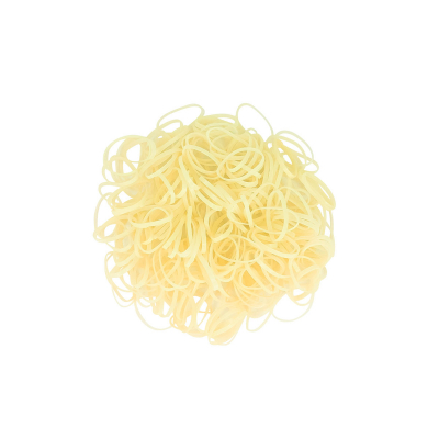 Резинки для шерсти латексные (для топ-кнотов) 10 мм / 300 шт (ЖЁЛТЫЕ)