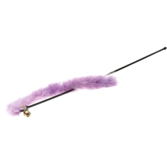 ДРАЗНИЛКА (боа) фиолетовая с колокольчиком