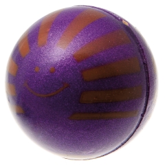 Мяч "Солнце" фиолетовый, металлик 63 мм
