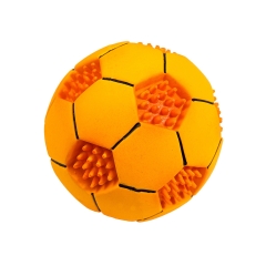 Игрушка латекс L-439 "Мяч футбольный" 10 см L-439