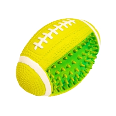 Игрушка латекс L-437 "Мяч регби" 14 см L-437