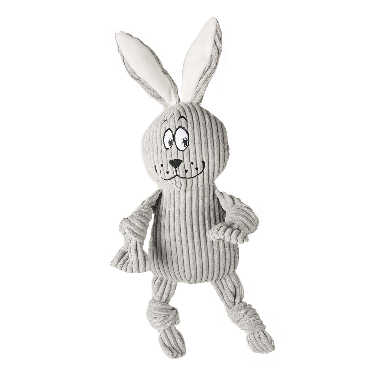 Игрушка для собак мягкая вельветовая с пищалкой "Кролик" FOFOS Corduroy rabbit