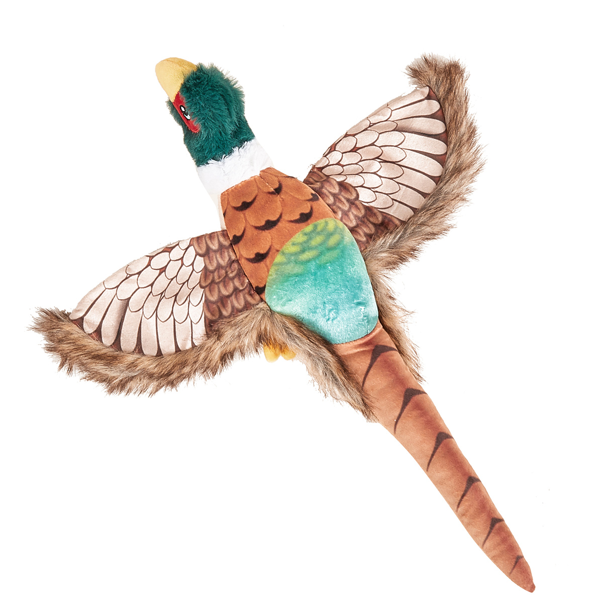 Игрушка для собак мягкая с пищалкой "Фазан" 45 см FOFOS Pheasant