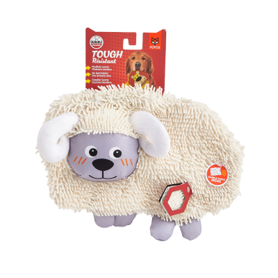 Игрушка для собак мягкая c шуршалкой без наполнителя "Барашек" FOFOS Crinkle Sheep