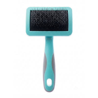 Пуходёрка DeLIGHT AQUA пластик разнозубая малая 36823SA