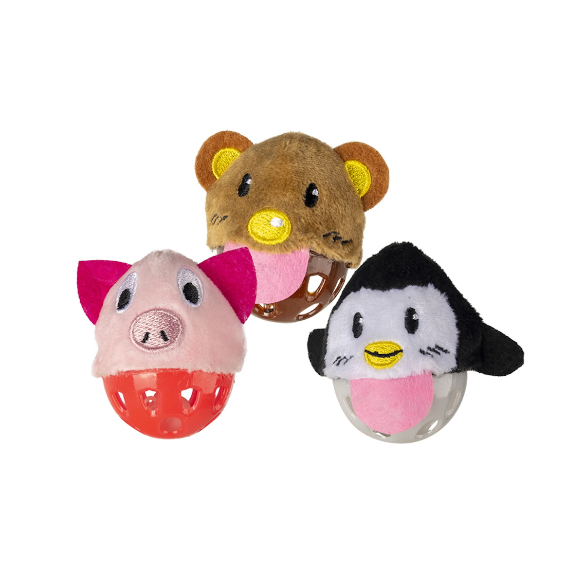 Игрушка для кошек  "Мячик с колокольчиком" 4.5 см FOFOS Bell Ball /18/