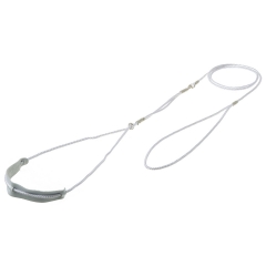Ринговка с кольцом круглая с расш. кож. PESK-2.5*17 W (БЕЛАЯ)