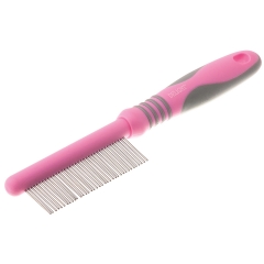 Расческа DeLIGHT ROSE c вращающимися длинными зубьями, 37 зубьев  348437EАR /12/