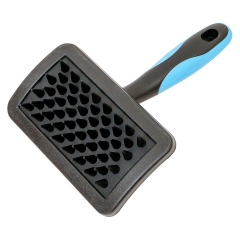 Щетка DeLIGHT резиновая средняя массажная длинный корд  36836M (Б) /6/
