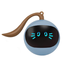 Интерактивная игрушка для кошек "Умный шар" FOFOS WhirliCat, синий