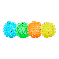 Игрушка для кошек мяч со звуком из плетеной сетки FOFOS /24/