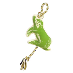 Плетеная игрушка из нити Ленивец FOFOS flossy rope toy with sloth