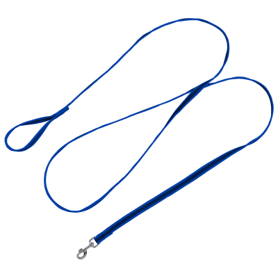Поводок с карабином ZooOne, нейлон с латексом 18мм*3м (СИНИЙ)