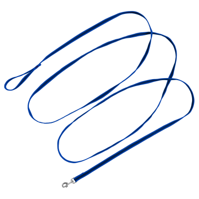 Поводок с карабином ZooOne, нейлон с латексом 18мм*10м (СИНИЙ)